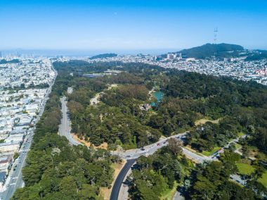Golden Gate Park havadan görünümü