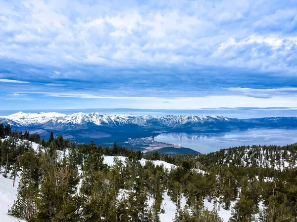 Lac Tahoe en hiver — Photo