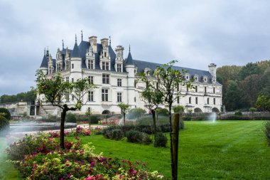 Chenonceaux Fransa 15 Ekim 2014: Chateau de Chenonceau Loire Valley