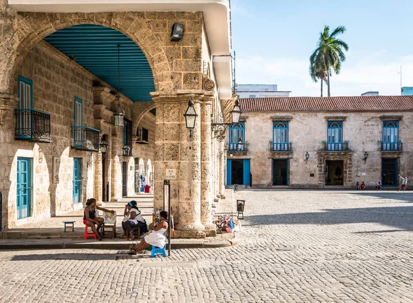 Αβάνα Κούβα Νοεμβρίου 2015 Πλατεία Του Καθεδρικού Ναού Είναι Μία — Φωτογραφία Αρχείου