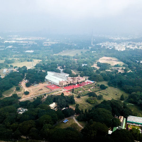 Aerial View of palace in Bangalore India Stock Image