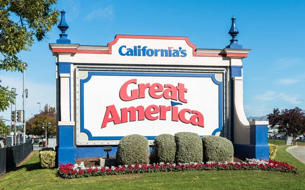 Entrada no Great America Park — Fotografia de Stock