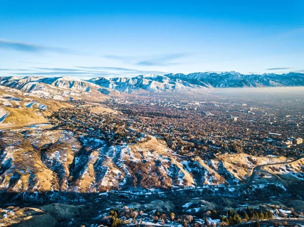 Foto aérea de Salt Lake City — Foto de Stock