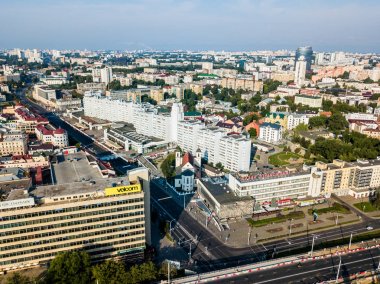 Minsk Beyaz Rusya'nın hava fotoğraf
