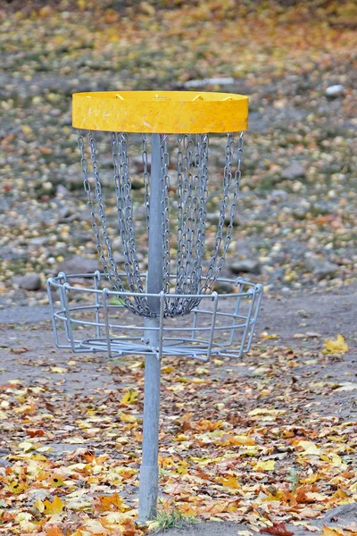 Disc golf mål — Stockfoto