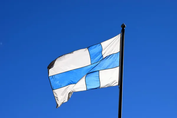 Drapeau national de Finlande — Photo