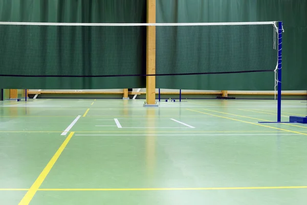 Součástí Prázdné Badmintonový Kurt — Stock fotografie
