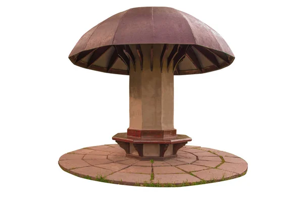 Газебо - грибы из парка Софиевка — стоковое фото