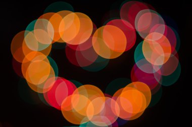 Ocağın bokeh arka plan 