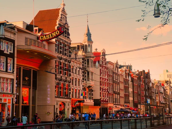 Mai 2016 Amsterdam Niederlande Historische Architektur Der Altstadt — Stockfoto