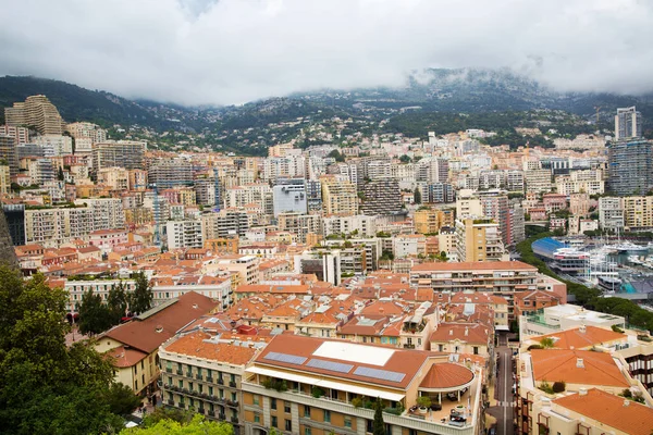 Monte Carlo Şehir Manzarası Monte Carlo Şehir Manzarası Panorama Monaco — Stok fotoğraf