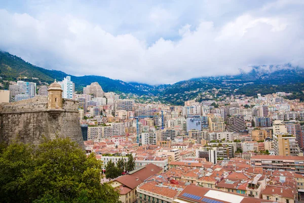 Monte Carlo Şehir Manzarası Monte Carlo Şehir Manzarası Panorama Monaco — Stok fotoğraf