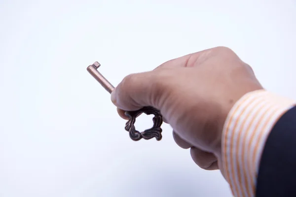 üzerinde bir anahtar teslim 