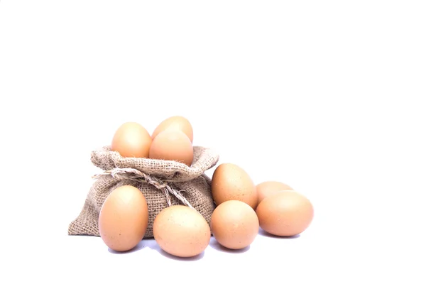 yumurta beyaz arka plan ile 