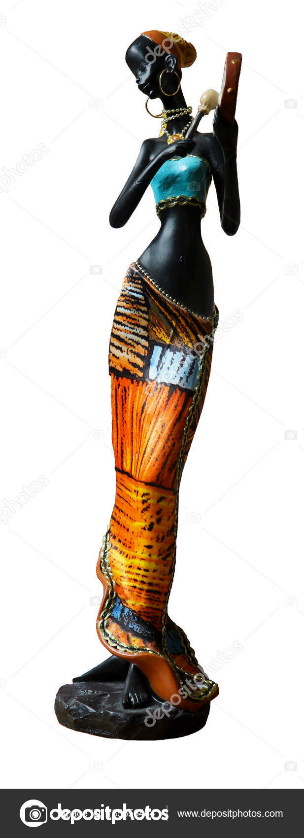 Africká ebenová dívka