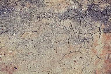 vintage tarzında işlenmiş kırmızı tuğla duvar kapatın