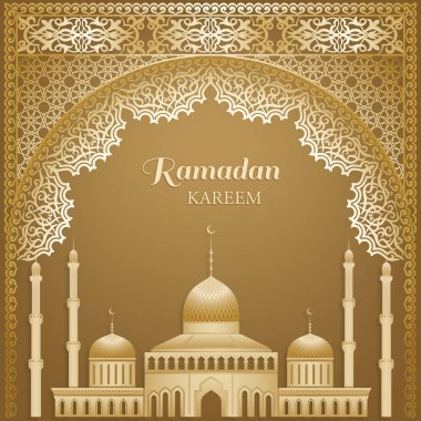 Müslüman topluluk festival kartı.