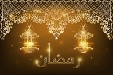 Müslüman topluluk festival kartı.