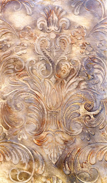 Struttura decorativa in gesso, parete decorativa, trama in stucco, stucco decorativo — Foto Stock