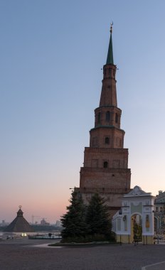 Suyumbike kulesi. Kazan city, Rusya Federasyonu