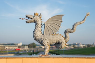 Zilant Ejder. Kazan city, Rusya Federasyonu.