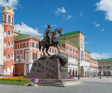 Obolensky Meydanı-Nogotkov. Yoshkar-Ola city, Rusya Federasyonu