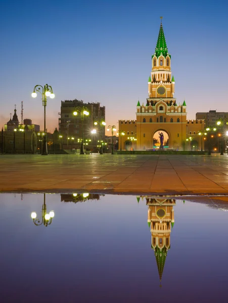 A Anunciação (Blagoveshchenskaya) Torre. Yoshkar-Ola cidade, Rússia — Fotografia de Stock