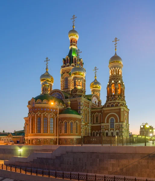 Catedral. Yoshkar-Ola cidade, Rússia — Fotografia de Stock