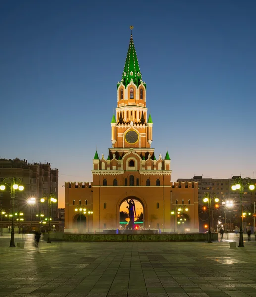 Torre de la Anunciación (Blagoveshchenskaya). Yoshkar-Ola, Rusia — Foto de Stock