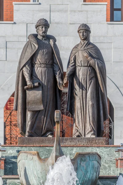 Peter ve Fevronia. Yoshkar-Ola şehir. Rusya  