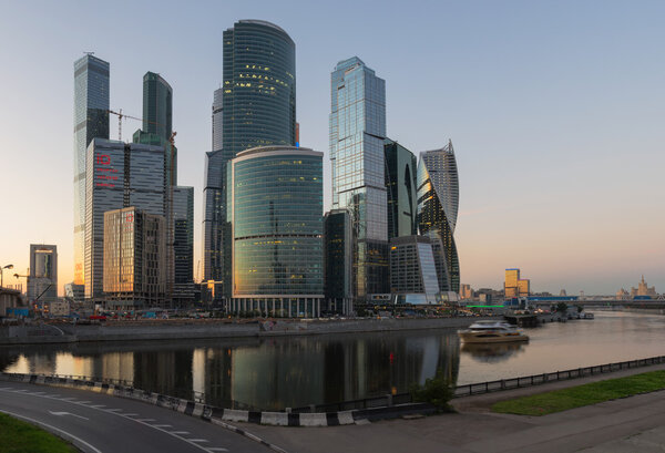 Moscow-City skylines. Moscow city, Russia.
