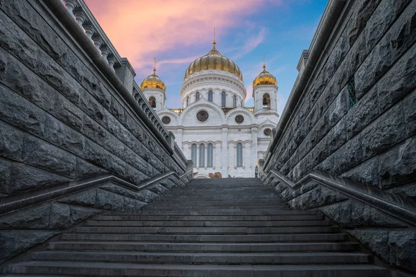 Katedralen Kristus Frälsaren. Moscow, Ryssland — Stockfoto