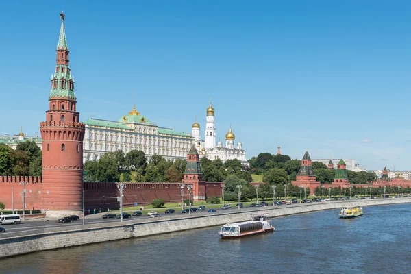 Vista panorámica. El Kremlin de Moscú. Rusia — Foto de Stock