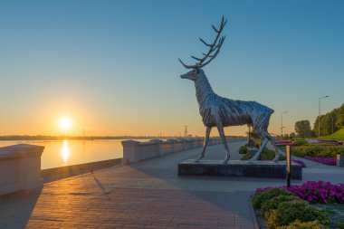 Nijniy Novgorod şehri. Rusya 
