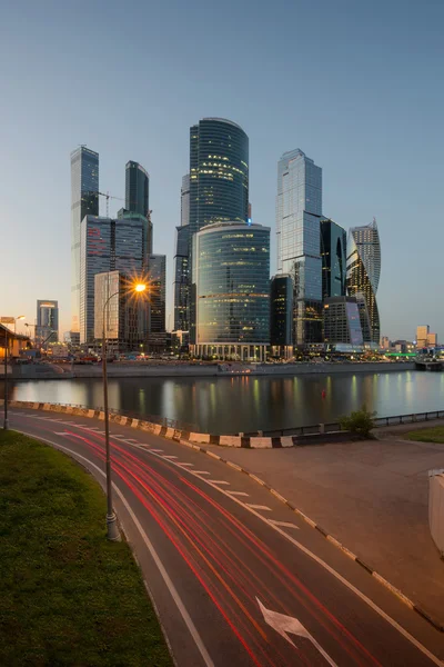 O horizonte da cidade de Moscovo. Moscovo, Rússia Fotografia De Stock