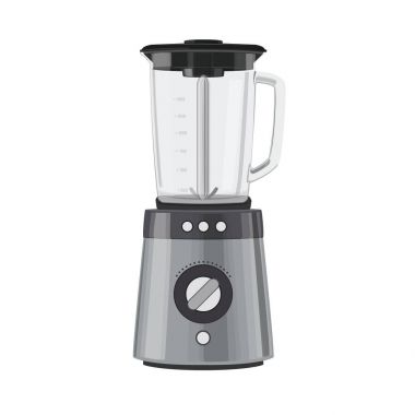 Blender Mikser, boş. Vektör. Cam