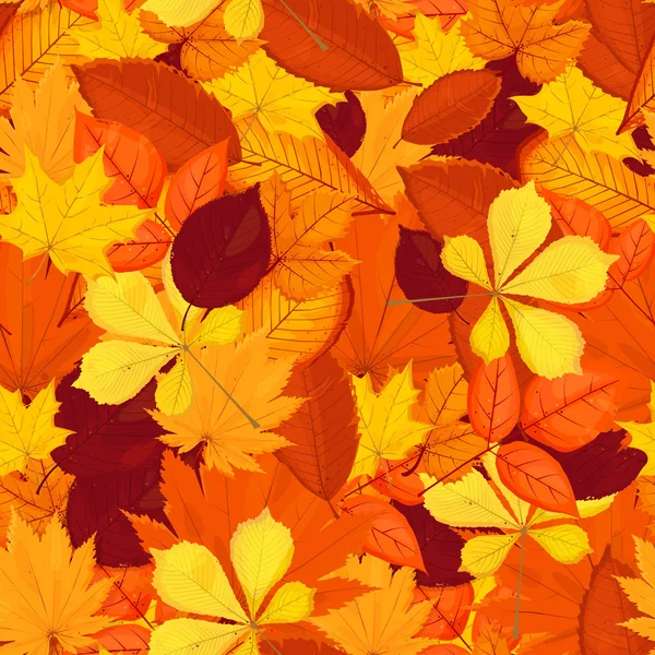 Autumn seamless vector pattern — Stock Vector