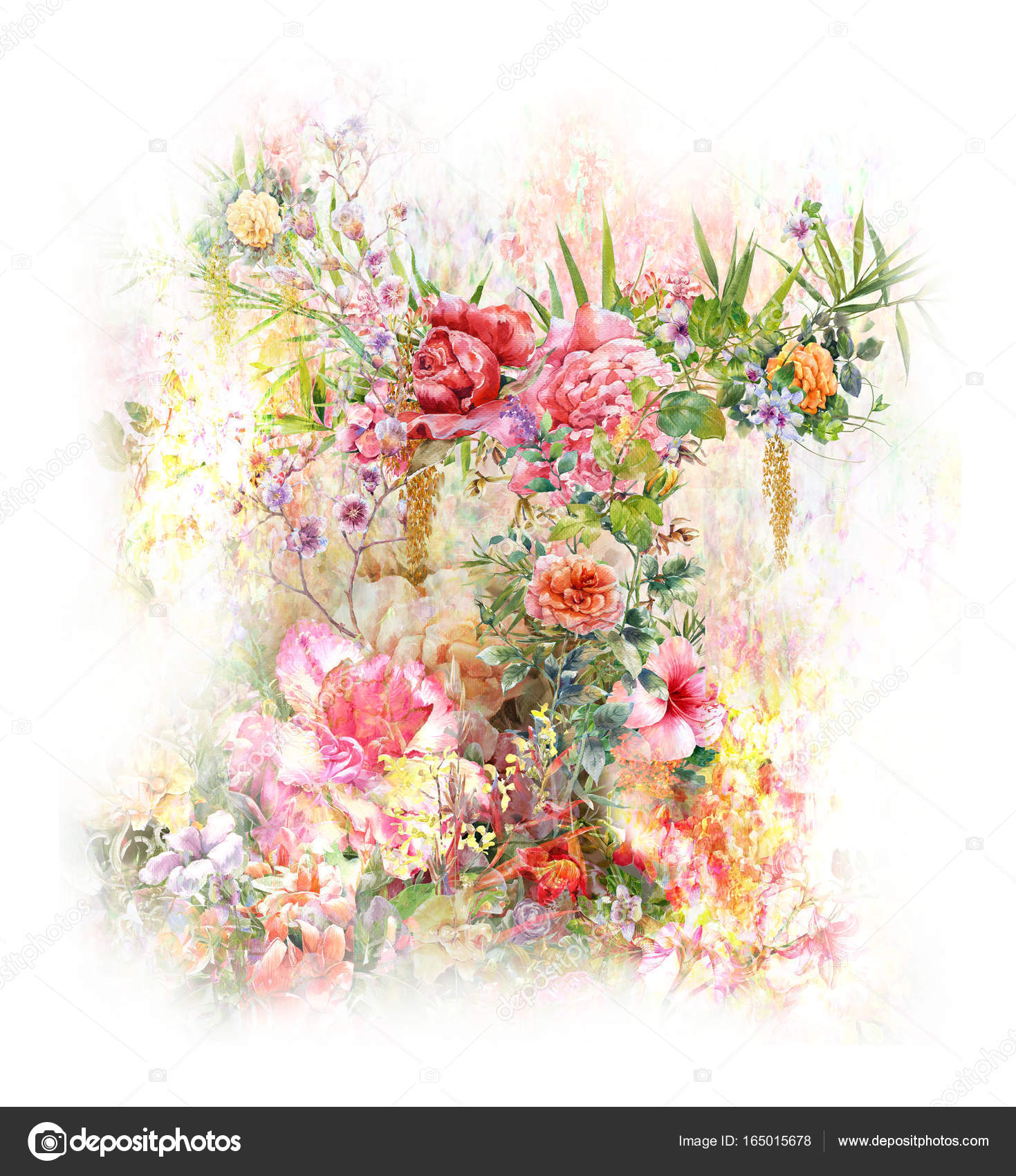 最高かつ最も包括的な花 水彩画 作品 集 すべての美しい花の画像 最高かつ最も包括的な花 水彩画 作品 集 すべての美しい花の画像