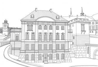 18. yüzyıl Kraliyet Sarayı. 