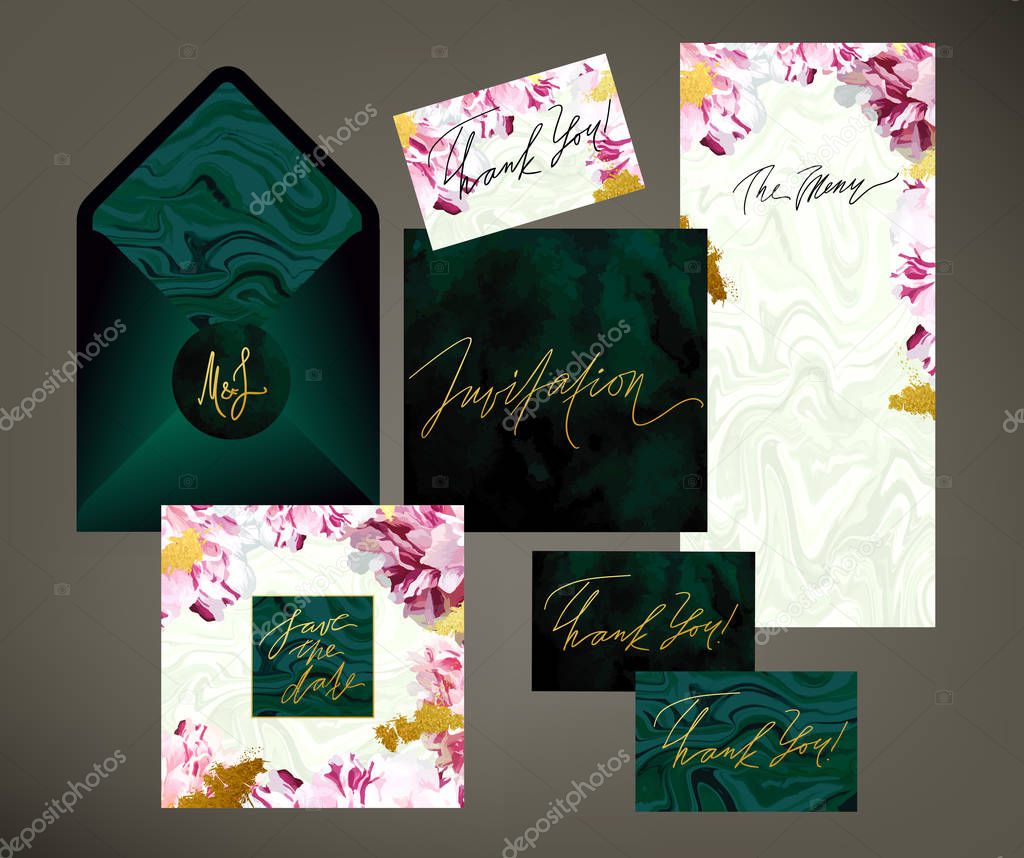 Wedding invitation cards latest trends – what’s hot and what’s really Trendy wedding invitation template — Stock Vector © larissa-s #128966678