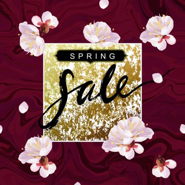 Bahar satış kartı yazı ile