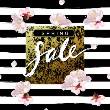 Bahar satış kartı yazı ile