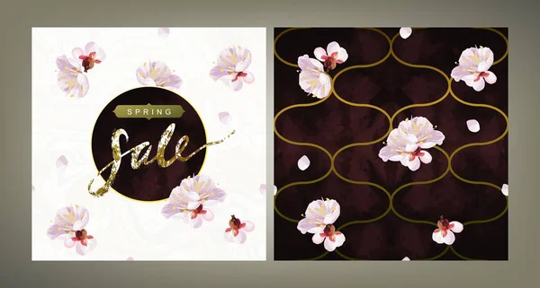 Plantilla volante Spring Sale — Vector de stock