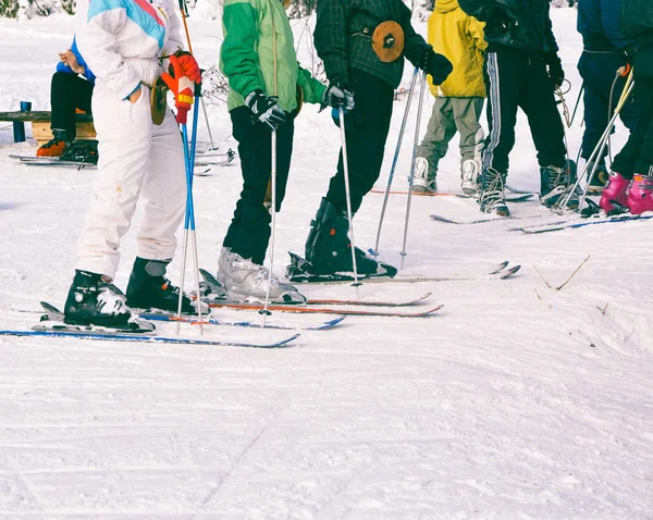 filmde yakalanan vintage kayakçı