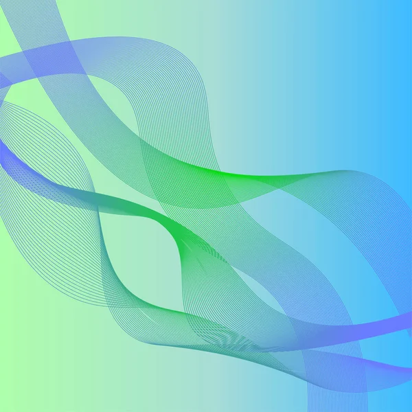 Abstracto coloridas ondas vectoriales fondo brillante — Archivo Imágenes Vectoriales