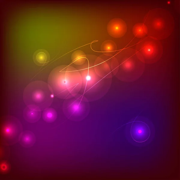 Fondo de luces abstractas — Vector de stock