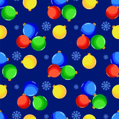 Noel ve mutlu yeni yıl seamless modeli