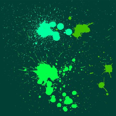 Grunge el renk mürekkep bırak unsurlar yapımı