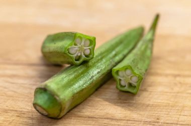 Organik sağlıklı bamya