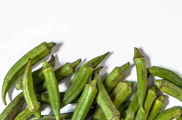 Okra joven fresca —  Fotos de Stock